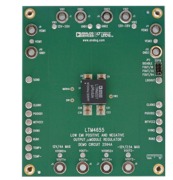 Analog Devices Inc. LTM4655 Demonstration Circuit DC2594A