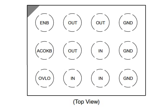 Location Circuit - onsemi FPF3381 Over-Voltage Protection Load Switch