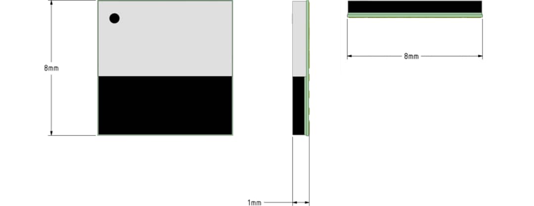 Mechanical Drawing - Insight SiP ISP2053 BLUETOOTH® 5.2 Long Range Modules
