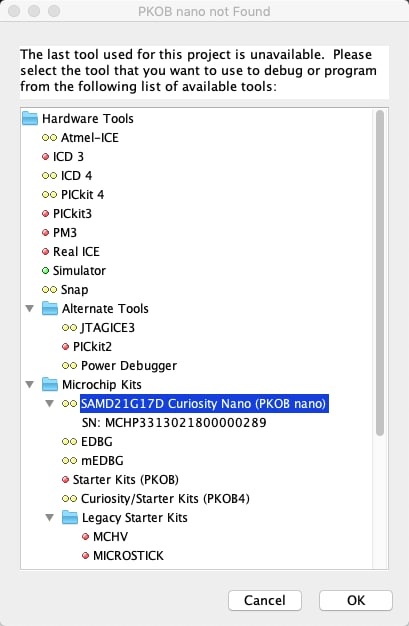Board Debug Connection